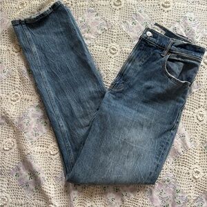 Abercrombie & Fitch high rise straight leg jeans